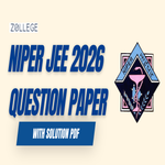 NIPER JEE 2026 Question Paper with Solution PDF